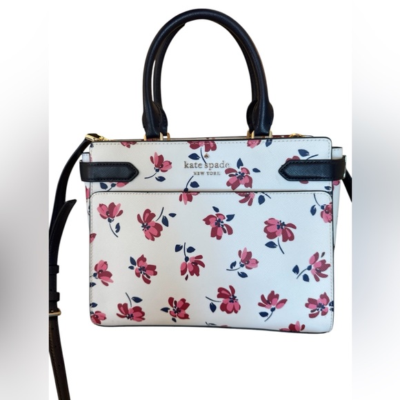 Kate Spade Staci Floral Medium Satchel - Picture 2 of 15